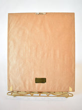 Load image into Gallery viewer, Framed Vintage Crewel Embroidery – White Bird in Flight over Floral Hills