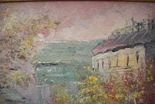 Load image into Gallery viewer, Vintage Parisian Street Scene Oil Painting by Chevalier | Framed Impressionist Cityscape