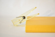 Load image into Gallery viewer, MCM Pale Yellow Oversized Acrylic Clothespin