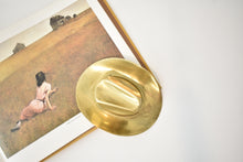 Load image into Gallery viewer, Brass Cowboy Hat