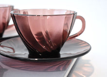 Load image into Gallery viewer, Plum Party of Six Cup and Saucer Set