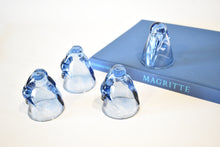 Load image into Gallery viewer, Bottoms Up! Blue Shot Glasses, Party of Four