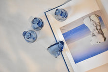 Load image into Gallery viewer, Bottoms Up! Blue Shot Glasses, Party of Four