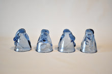 Load image into Gallery viewer, Bottoms Up! Blue Shot Glasses, Party of Four