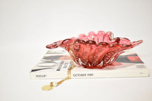 Load image into Gallery viewer, Pink Murano Swirl Bowl