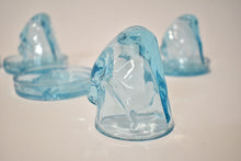 Load image into Gallery viewer, Bottoms up! Blue Naughty Shot Glass and Coaster Sets, Party of Four