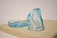 Load image into Gallery viewer, Bottoms up! Blue Naughty Shot Glass and Coaster Sets, Party of Four