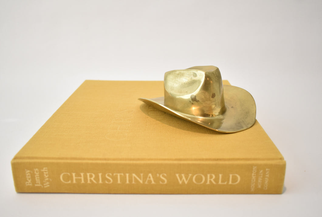 Brass Cowboy Hat