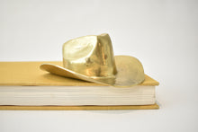 Load image into Gallery viewer, Brass Cowboy Hat
