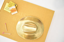 Load image into Gallery viewer, Brass Cowboy Hat
