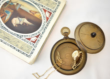 Load image into Gallery viewer, Pocket Watch Shaped Lidded Glass Box
