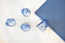 Load image into Gallery viewer, Bottoms Up! Blue Shot Glasses, Party of Four
