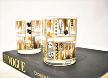 Load image into Gallery viewer, Georges Briard Rare Backgammon Glasses
