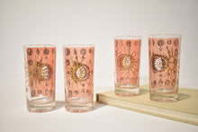 Load image into Gallery viewer, Peachy Celestial Fred Press Glasses, Party of Four
