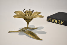 Load image into Gallery viewer, Brass &quot;Party Flower&quot; Ashtrays and Sculpture
