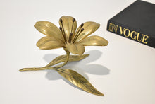 Load image into Gallery viewer, Brass &quot;Party Flower&quot; Ashtrays and Sculpture
