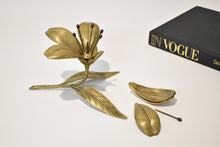 Load image into Gallery viewer, Brass &quot;Party Flower&quot; Ashtrays and Sculpture
