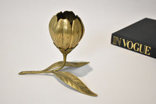 Load image into Gallery viewer, Brass &quot;Party Flower&quot; Ashtrays and Sculpture
