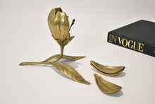 Load image into Gallery viewer, Brass &quot;Party Flower&quot; Ashtrays and Sculpture
