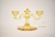 Load image into Gallery viewer, Mint Julep Yellow Candelabra Pair
