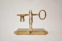 Load image into Gallery viewer, Brass Skeleton Key Bookends
