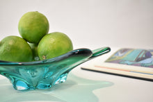 Load image into Gallery viewer, Green and Blue Murano Ombre Bowl
