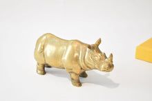 Load image into Gallery viewer, Solid Brass Rhino
