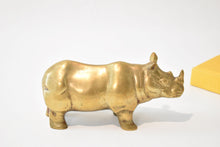 Load image into Gallery viewer, Solid Brass Rhino
