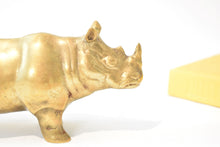 Load image into Gallery viewer, Solid Brass Rhino
