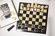 Load image into Gallery viewer, Green Onyx and Black Marble Chess Set
