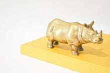 Load image into Gallery viewer, Solid Brass Rhino
