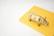 Load image into Gallery viewer, Solid Brass Rhino
