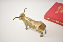 Load image into Gallery viewer, Solid Brass Longhorn Steer
